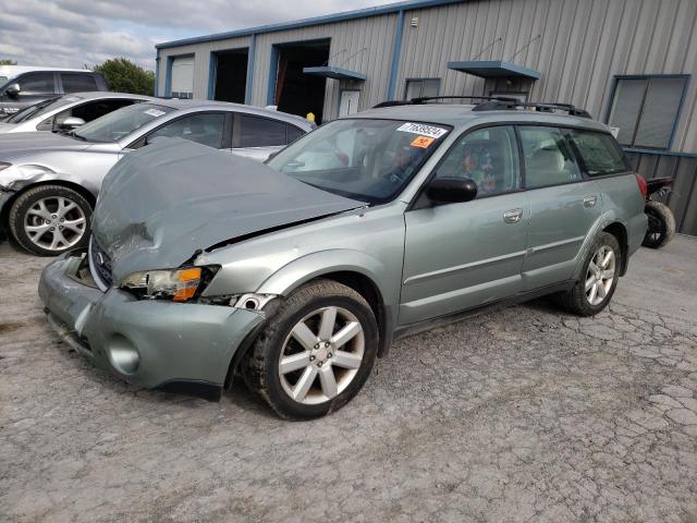 SUBARU LEGACY OUT 2006 green  gas 4S4BP61C467332311 photo #1