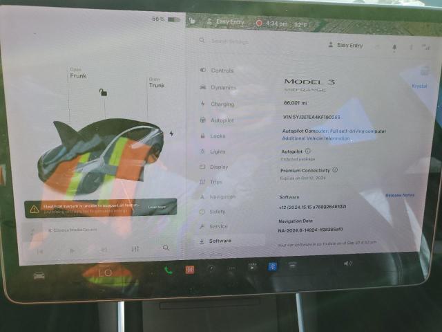 2019 TESLA MODEL 3 - 5YJ3E1EA4KF190265