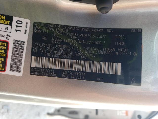 2020 TOYOTA SIENNA LE - 5TDKZ3DC9LS039319