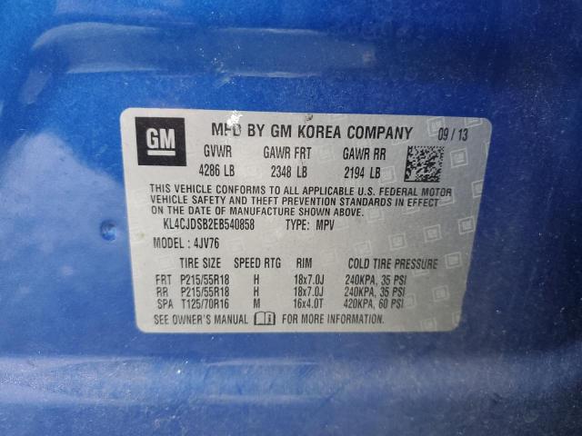 VIN KL4CJDSB2EB540858 2014 Buick Encore, Premium no.13