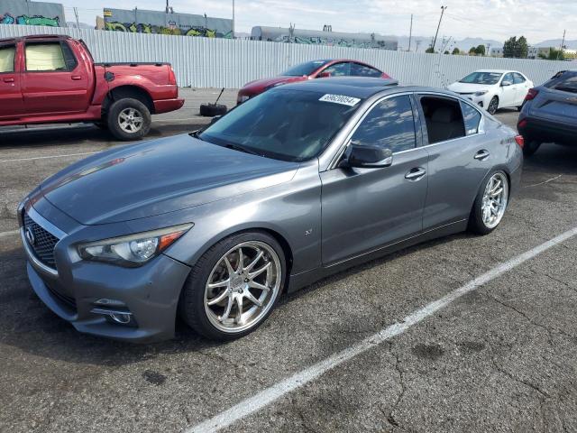 INFINITI Q50 BASE 2015 gray  gas JN1BV7APXFM353607 photo #1