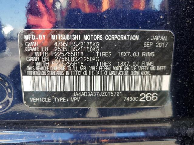 2018 MITSUBISHI OUTLANDER - JA4AD3A37JZ015721