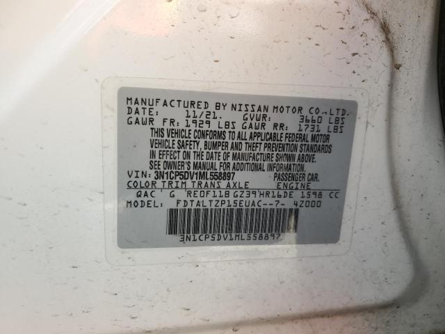 2021 NISSAN KICKS SR - 3N1CP5DV1ML558897