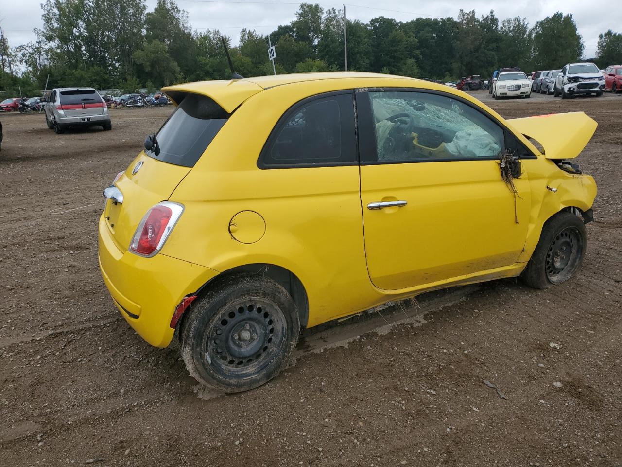 Lot #3030523491 2015 FIAT 500 POP