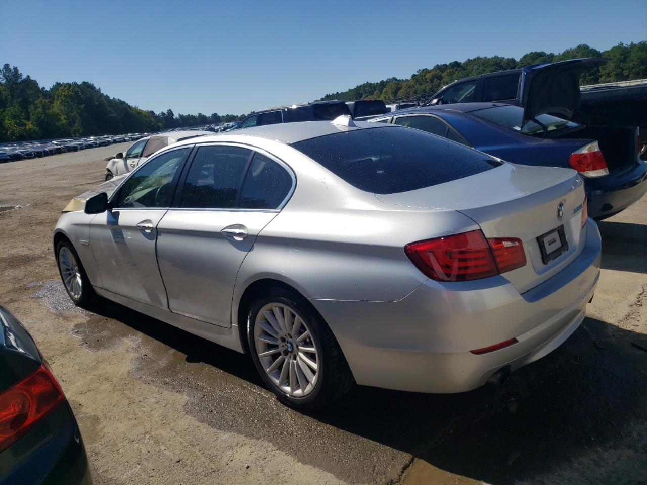 BMW 535 I 2011 silver  gas WBAFR7C58BC603485 photo #3