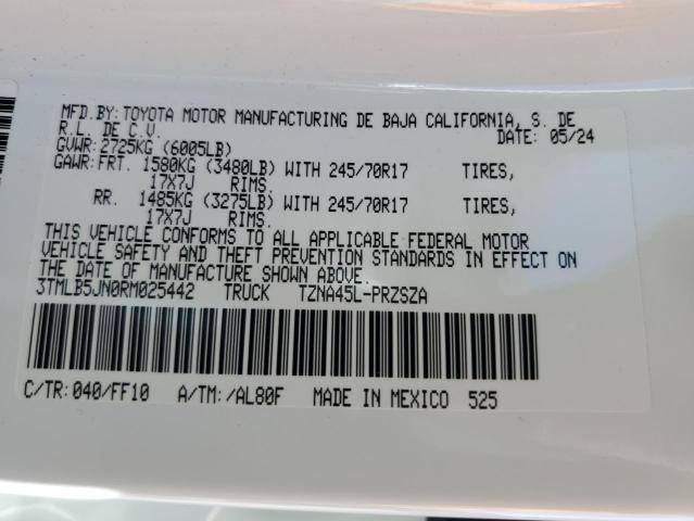 VIN 3TMLB5JN0RM025442 2024 Toyota Tacoma, Double Cab no.12