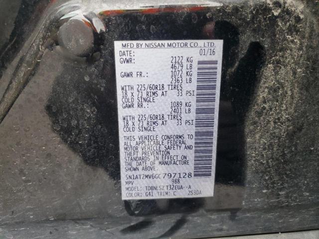 2016 NISSAN ROGUE S - 5N1AT2MV6GC797128