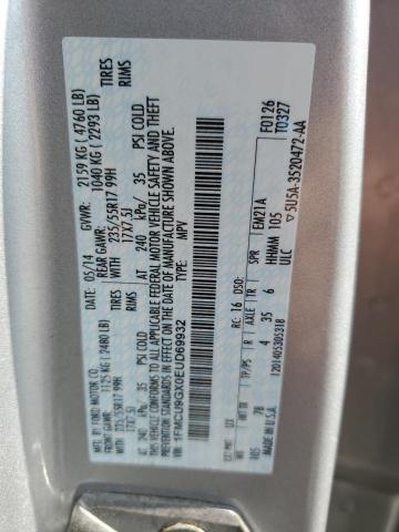 VIN 1FMCU9GX0EUD69932 2014 Ford Escape, SE no.13