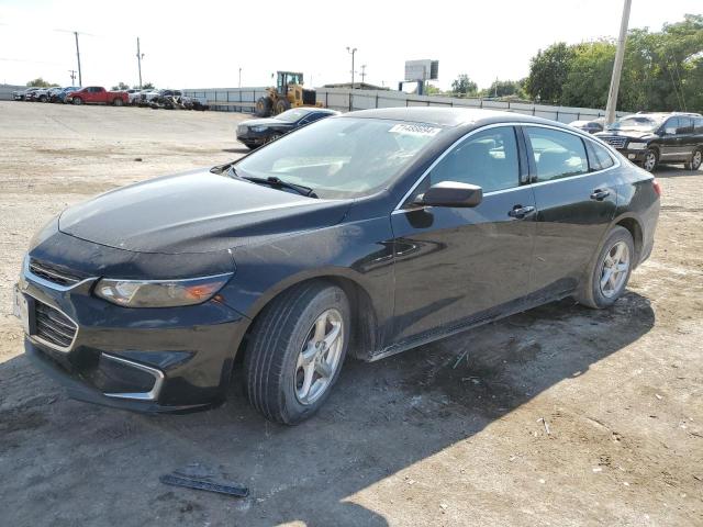 CHEVROLET MALIBU LS 2016 black sedan 4d gas 1G1ZC5ST8GF295531 photo #1