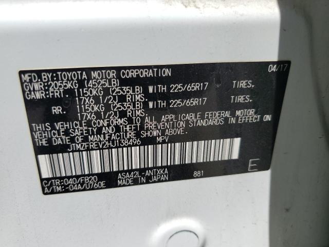 2017 TOYOTA RAV4 LE JTMZFREV2HJ138496  71134364