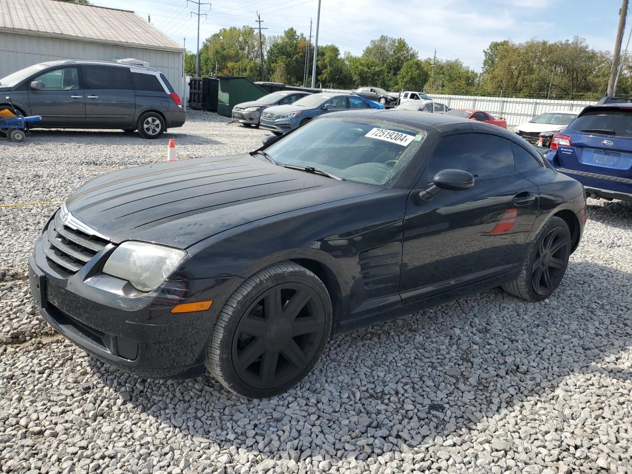 CHRYSLER CROSSFIRE 2005 black  gas 1C3AN59L15X033415 photo #1