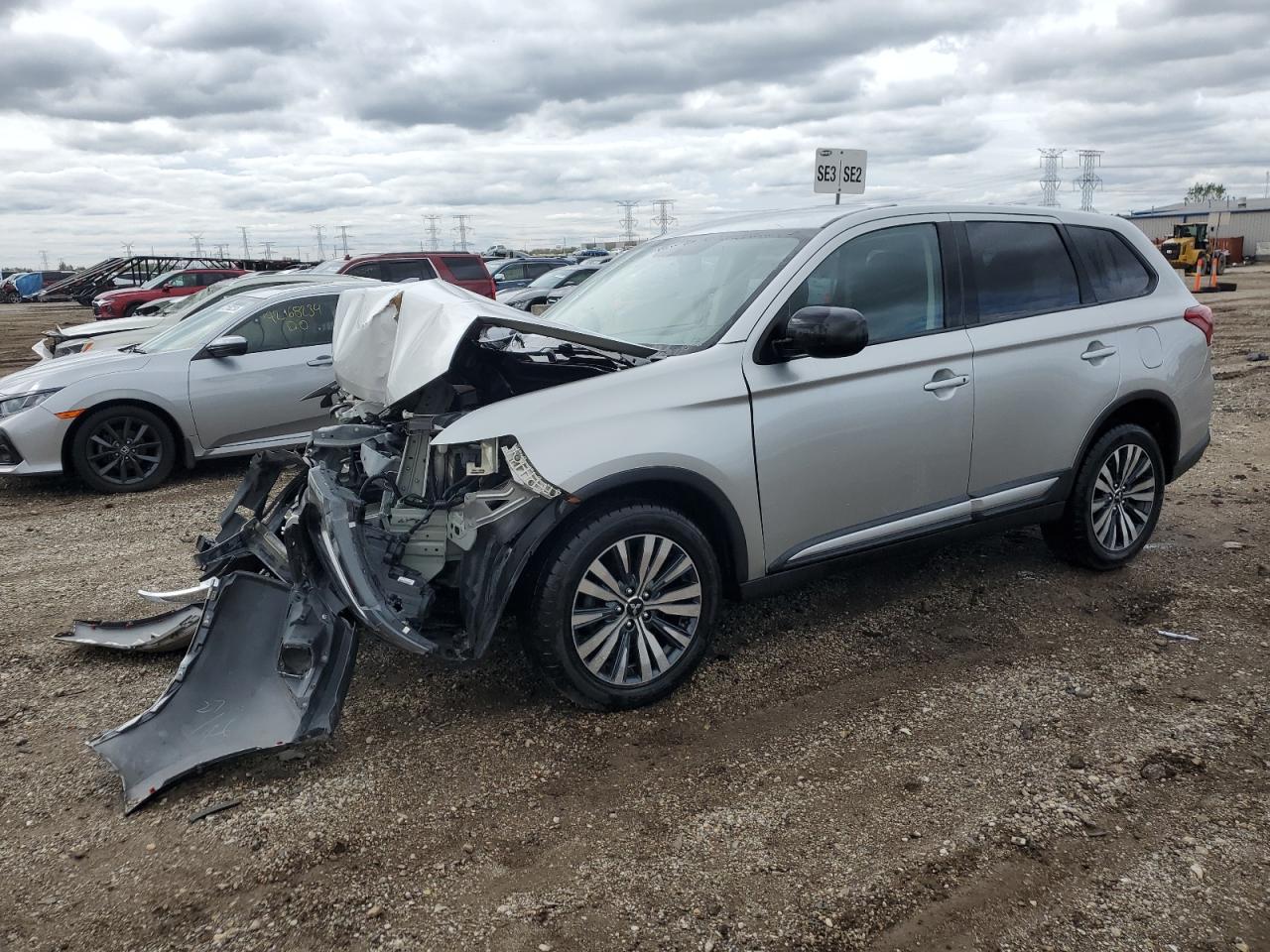 Lot #2996571561 2020 MITSUBISHI OUTLANDER