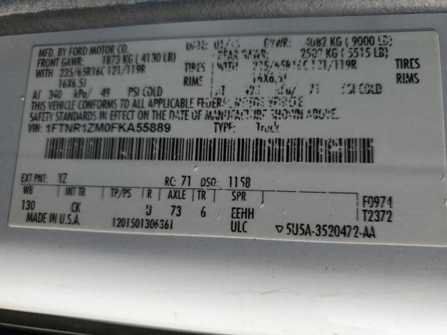 2015 FORD TRANSIT T- - 1FTNR1ZM0FKA55889