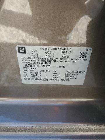 2015 CHEVROLET SILVERADO 1GCVKREC8FZ216237  70559524