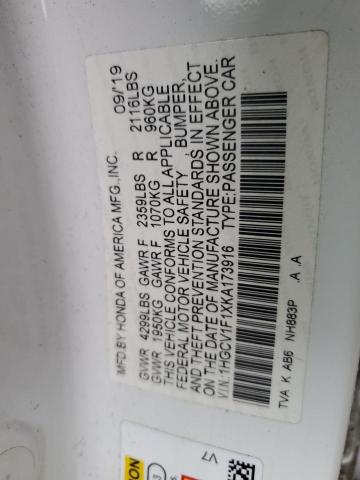2019 HONDA ACCORD LX - 1HGCV1F1XKA173916