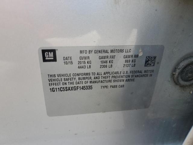 2016 CHEVROLET MALIBU LIM - 1G11C5SAXGF145335