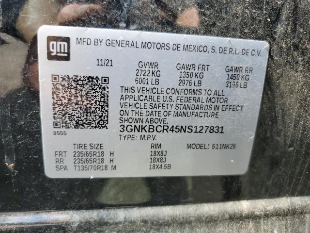 2022 CHEVROLET BLAZER 2LT - 3GNKBCR45NS127831