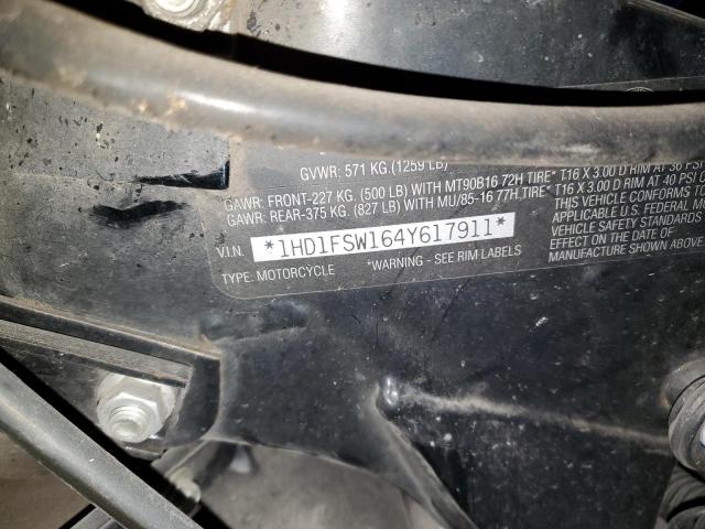 2004 HARLEY-DAVIDSON FLTRI 1HD1FSW164Y617911