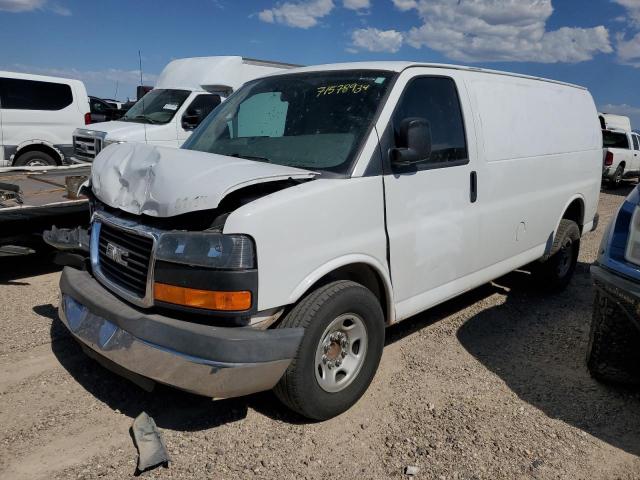 GMC SAVANA G25 2015 white  flexible fuel 1GTW7FCF2F1907067 photo #1