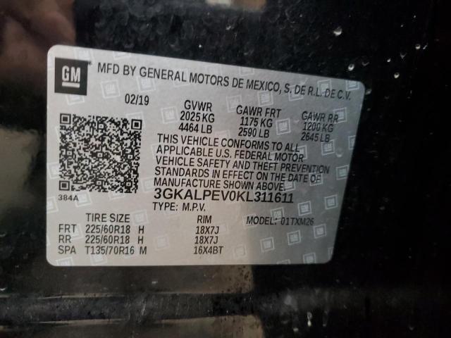 VIN 3GKALPEV0KL311611 2019 GMC Terrain, Slt no.14