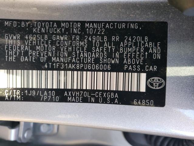2023 TOYOTA CAMRY XLE - 4T1F31AK8PU606006