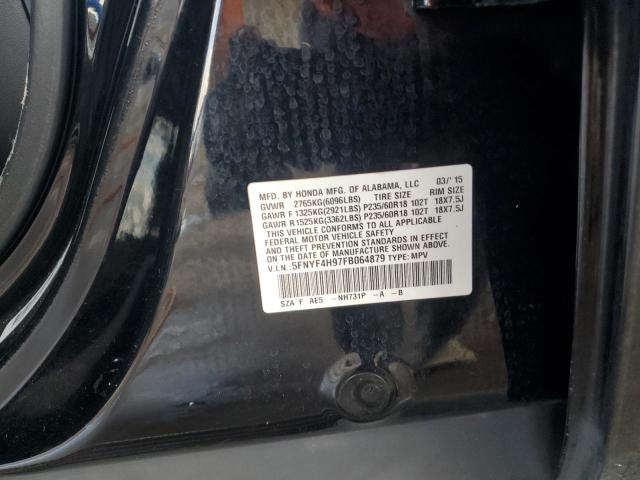 VIN 5FNYF4H97FB064879 2015 Honda Pilot, Touring no.14