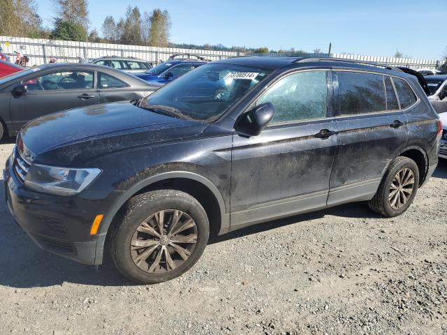 VOLKSWAGEN TIGUAN S 2018 black  gas 3VV0B7AX7JM083098 photo #1