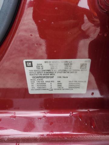 2015 CHEVROLET SILVERADO - 1GCVKPEC6FZ291247