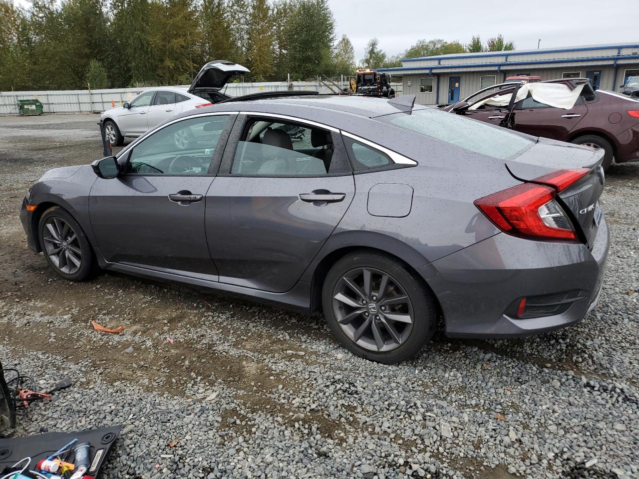 Lot #3045593662 2020 HONDA CIVIC EX