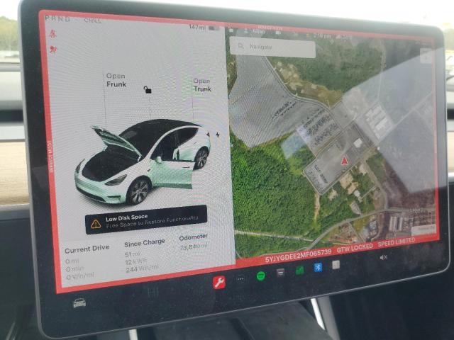 2021 TESLA MODEL Y - 5YJYGDEE2MF065739