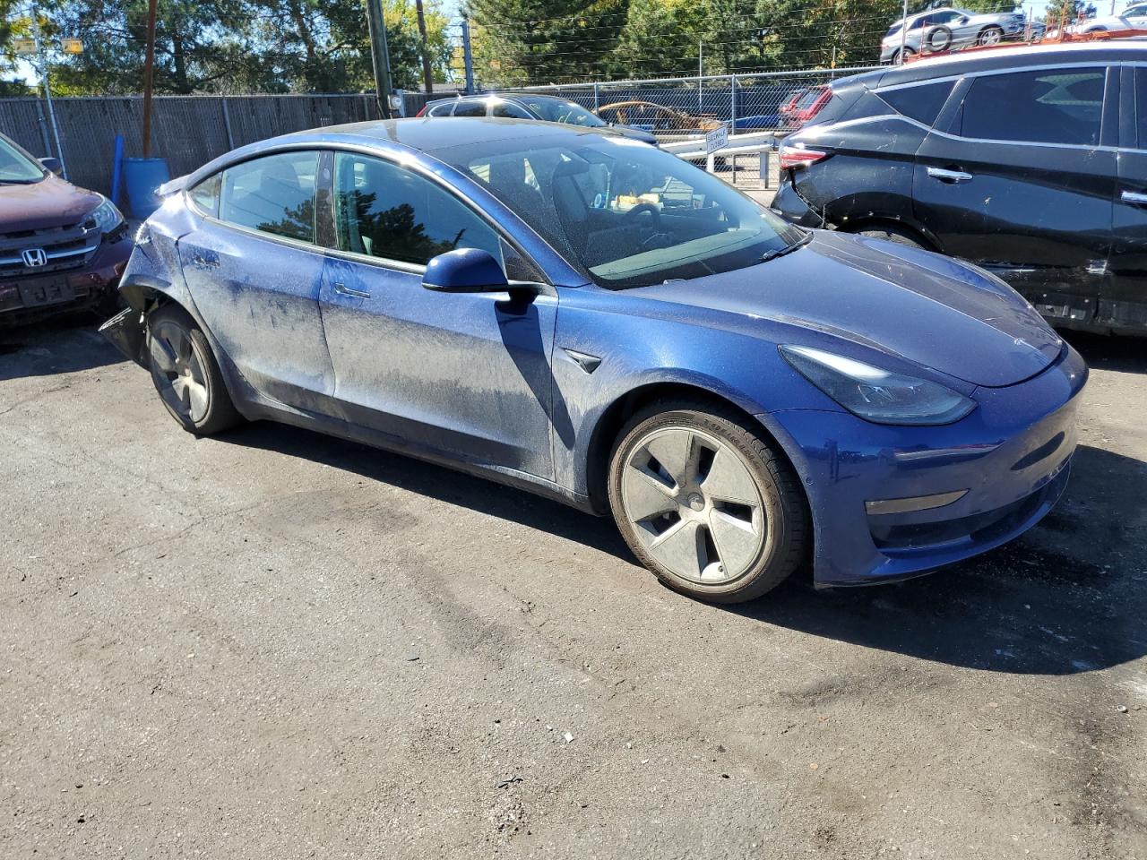 Lot #2907608665 2021 TESLA MODEL 3