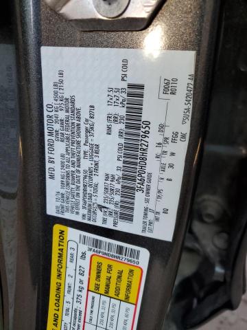 VIN 3FA6P0HD8HR279650 2017 Ford Fusion, SE no.12