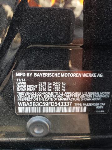 VIN WBA5B3C59FD543337 2015 BMW 5 Series, 535 XI no.12