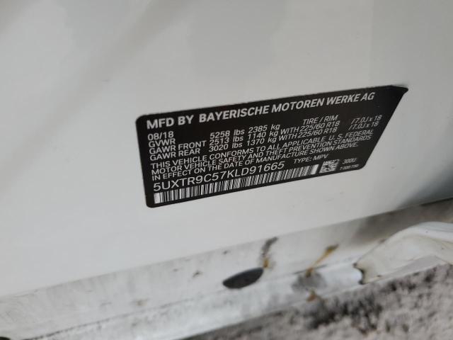 2019 BMW X3 XDRIVE3 - 5UXTR9C57KLD91665