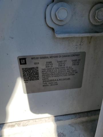 2018 CHEVROLET IMPALA LT - 2G1105SA4J9158185