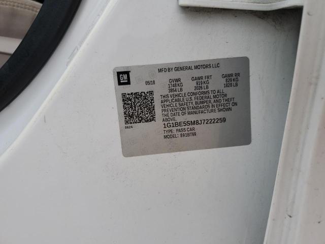 2018 CHEVROLET CRUZE LT - 1G1BE5SM8J7222259