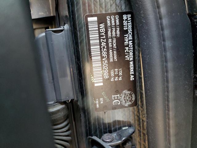 2015 BMW I3 REX - WBY1Z4C58FV502998