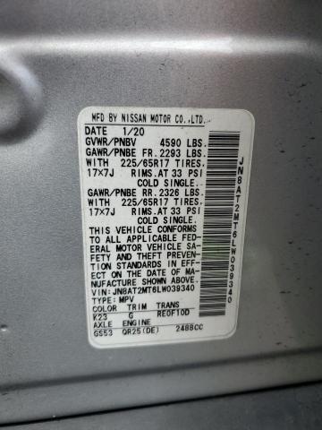 2020 NISSAN ROGUE S - JN8AT2MT6LW039340