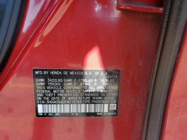 2015 HONDA FIT EX - 3HGGK5G82FM716794