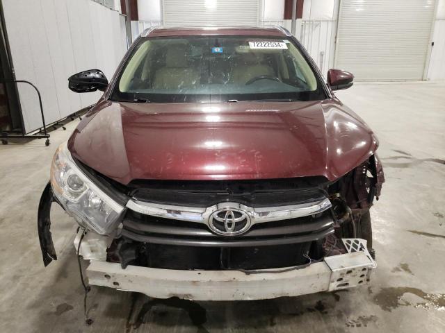 VIN 5TDJKRFH7GS331598 2016 Toyota Highlander, Xle no.5