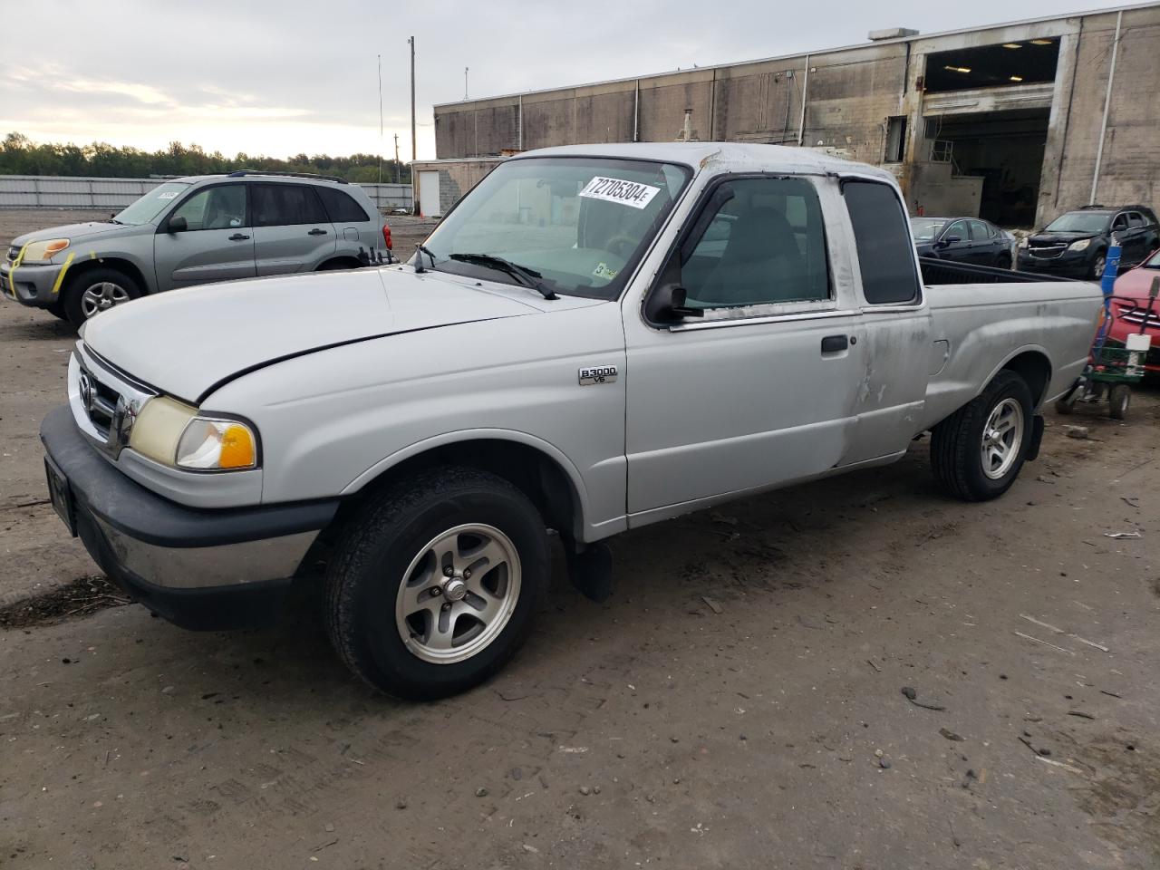 MAZDA B3000 CAB 2001 silver  gas 4F4YR16U21TM19404 photo #1