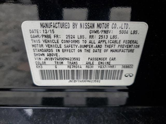 2015 INFINITI Q50 BASE - JN1BV7ARXFM423592