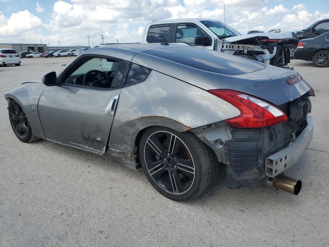 NISSAN 370Z 2009 gray coupe gas JN1AZ44E79M406101 photo #3