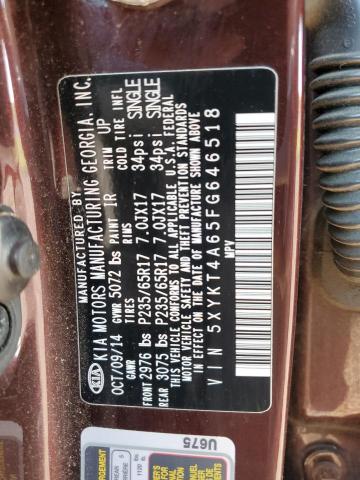 2015 KIA SORENTO LX - 5XYKT4A65FG646518