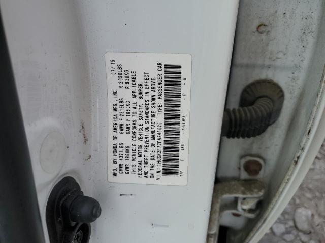 VIN 1HGCR2F77FA246020 2015 Honda Accord, EX no.12