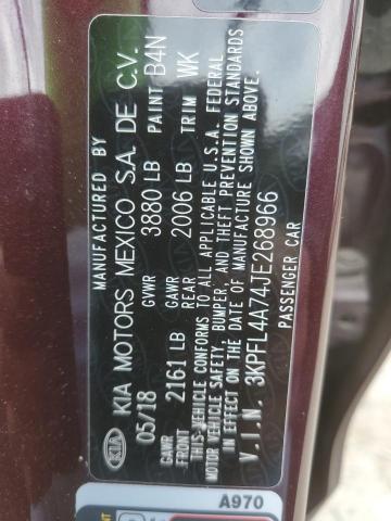2018 KIA FORTE LX - 3KPFL4A74JE268966
