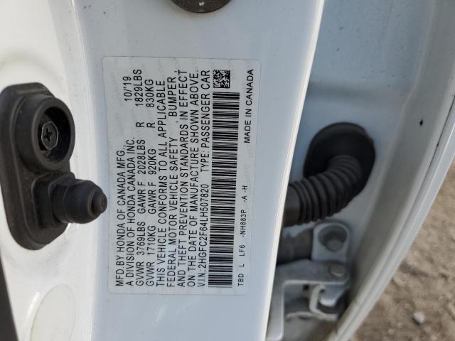 2020 HONDA CIVIC LX - 2HGFC2F64LH507820