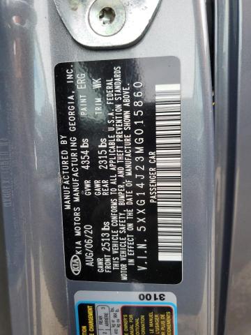 2021 KIA K5 LXS - 5XXG14J23MG015860