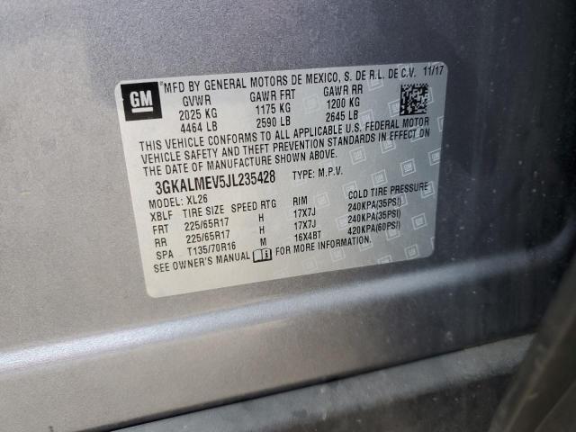2018 GMC TERRAIN SL - 3GKALMEV5JL235428