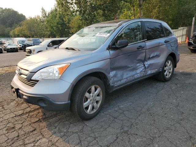 HONDA CR-V EX 2007 silver  gas JHLRE48587C021366 photo #1